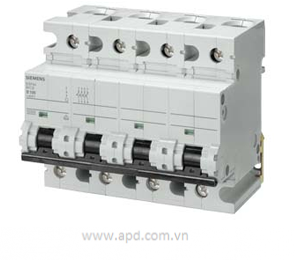 Áp tô mát (MCB) Siemens - 5SP4491-7 - 400V - 10KA, 4-POLE, C, 100A