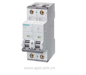 Áp tô mát (MCB) Siemens - 5SY8210-7 - 400V - 25KA, 2POLE, C, 10A