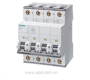 Áp tô mát (MCB) Siemens - 5SY8606-7 - 400V - 25KA, 3+N-POLE, C, 6A