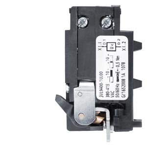 Phụ kiện áp tô mát (MCCB) Siemens - 3VL9800-1UM00 - ACCESSORY FORVL630, VL800, VL1250, VL1600,UNDERVOLTAGE RELEASE208 V ACRIGHT POLE ONLY