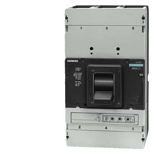 Áp tô mát (MCCB) Siemens - 3VL6780-1SE36-0AA0 - ICU=55KA / 415 V AC 3 POLE, IN=800A, RATED CURRENT IR=320-800A, OVERLOAD ISD=1,5TO7XIR, II=8XIN 