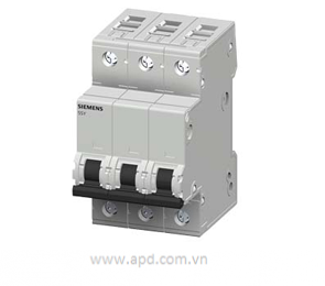Áp tô mát (MCB) Siemens - 5SY4325-7 - 400V - 10KA, 3-POLE, C, 25A