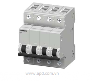 Áp tô mát (MCB) Siemens - 5SY6663-7 - 400V - 6KA,3+N-POLE C, 63A