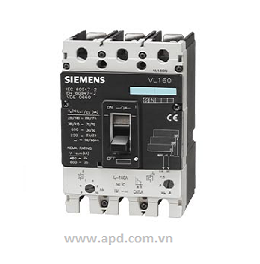 MCCB, 3P, In = 100A, Icu = 55kA: 3VL2710-1DC33-0AA0