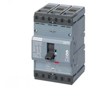 Áp tô mát (MCCB) Siemens - 3VT1706-2DC36-0AA0 - ICU=25KA, 415V AC 3-POLE, IN= 63A RATED CURRENT IR= 50... 63A OVERLOAD PROT. II= 315... 630A